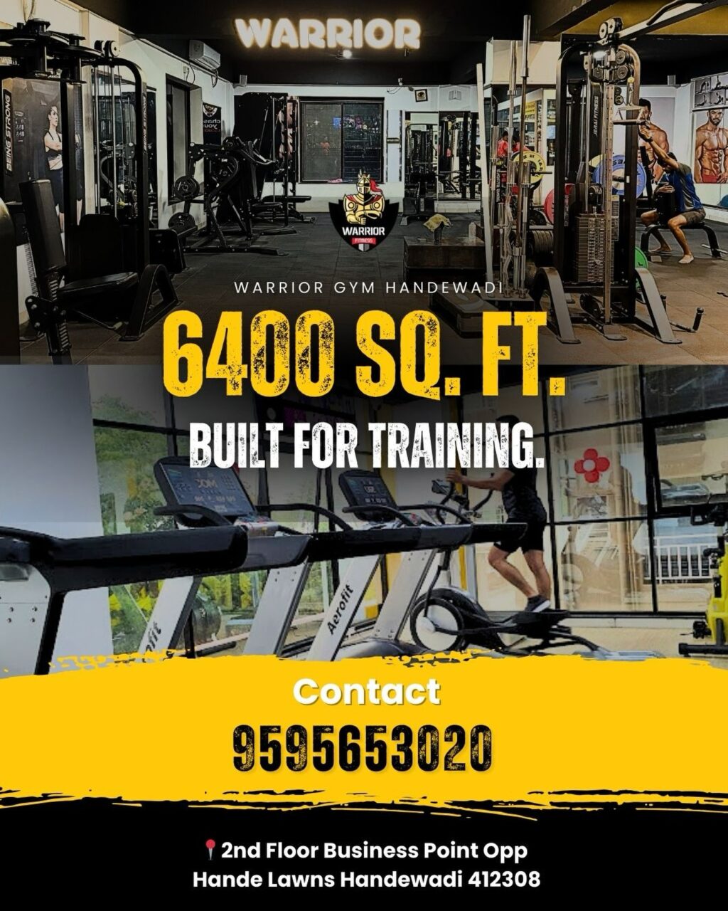 Instagram post from warriorfitnesshandewadi. This post is in position 4.