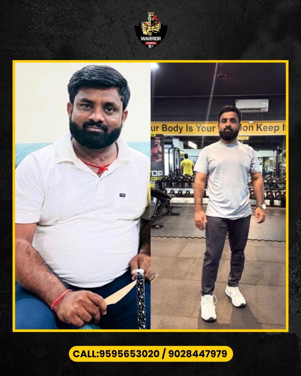 Instagram post from warriorfitnesshandewadi. This post is in position 2.