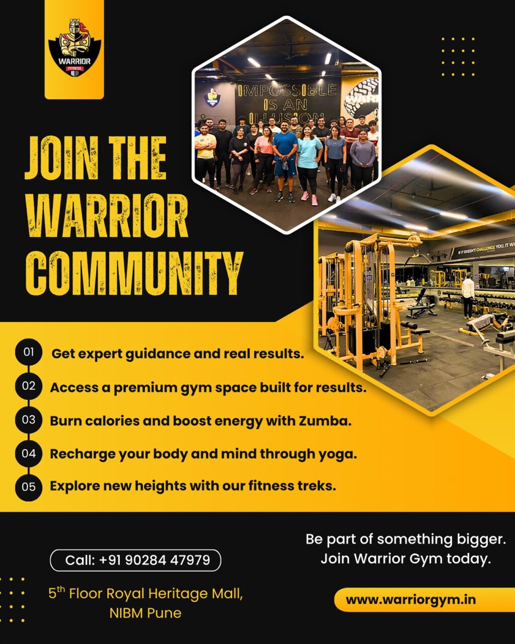 Instagram post from warriorfitnessnibm. This post is in position 0.
